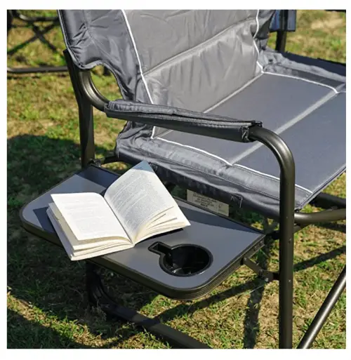 Timber Ridge Director's Chair Folding Aluminum Camping Portable Lightweight Chair  2