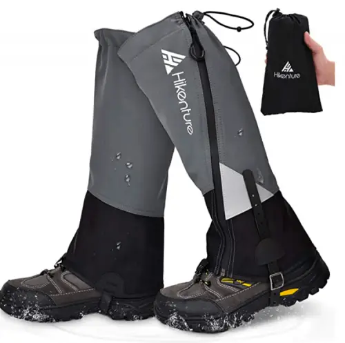 Hikenture Leg Gaiters with Waterproof Zipper