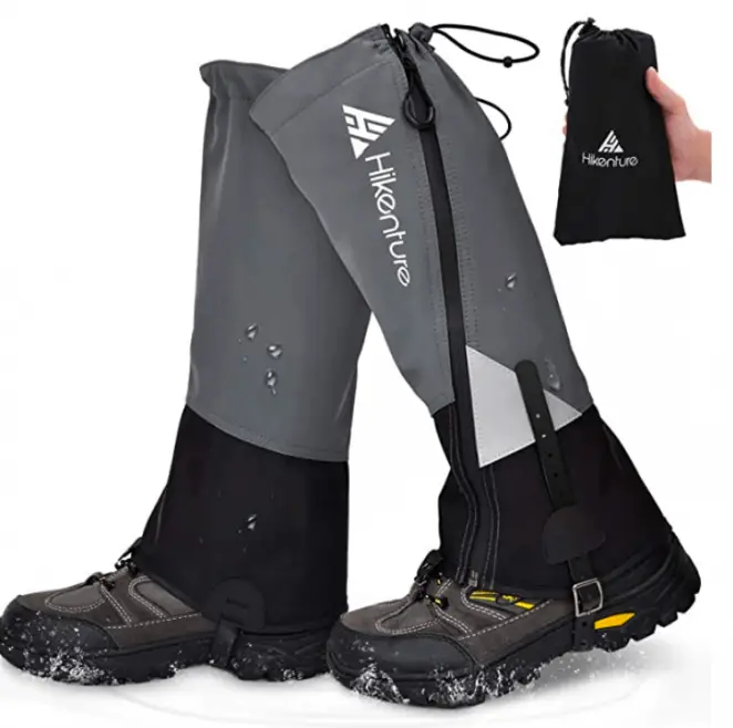 Hikenture Leg Gaiters with Waterproof Zipper