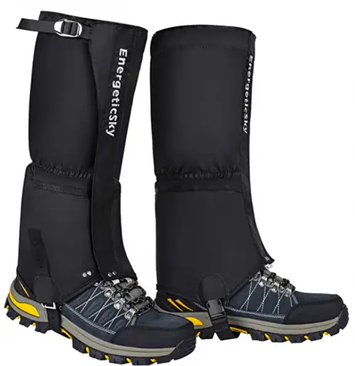 EnergeticSky Leg Gaiters Waterproof Snow Boot Gaiters for Men and Women