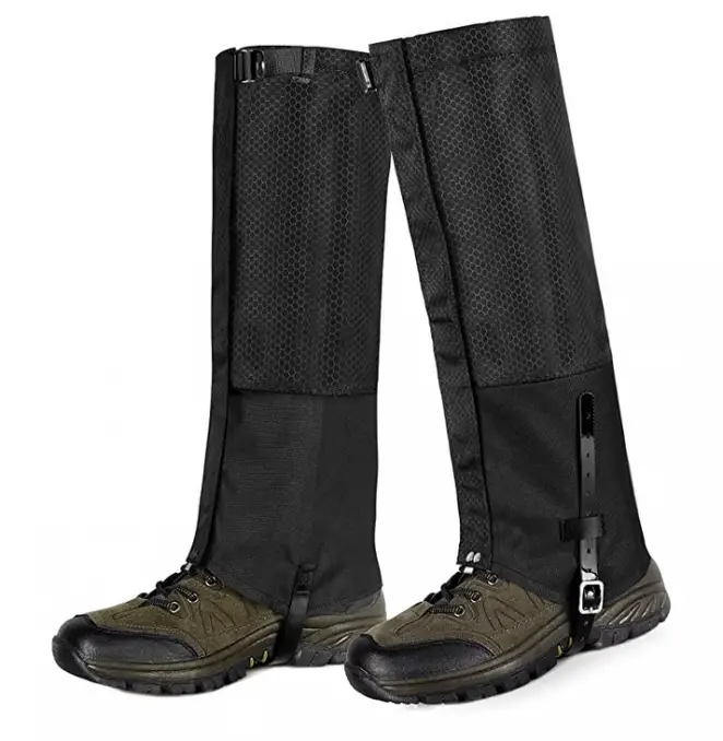 Unigear Leg Gaiters Waterproof Snow Boot Gaiters 600D Anti-Tear Oxford Fabric