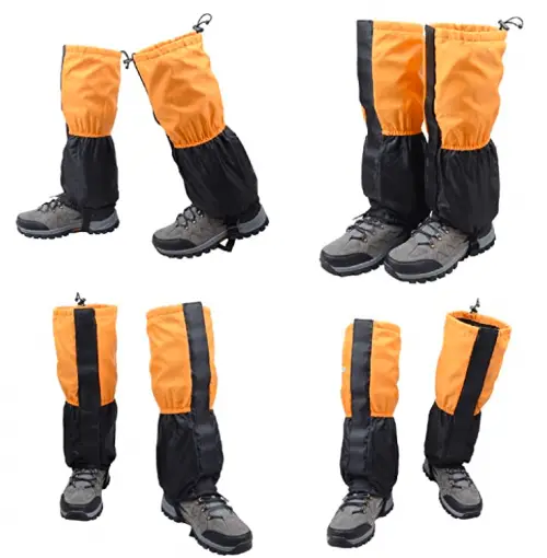 TRIWONDER Fleece-Lined Snow Leg Gaiters Waterproof Boot Gators Hiking Gaiters