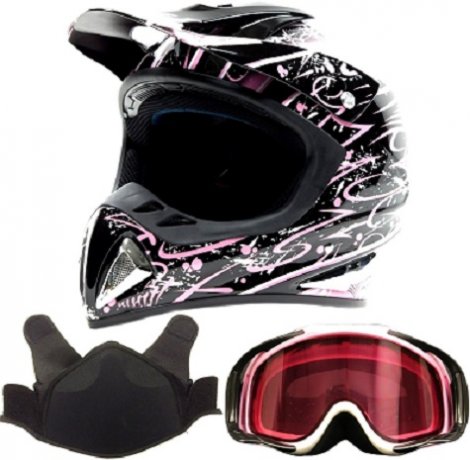 6. Snocross Helmet & Goggle Combo