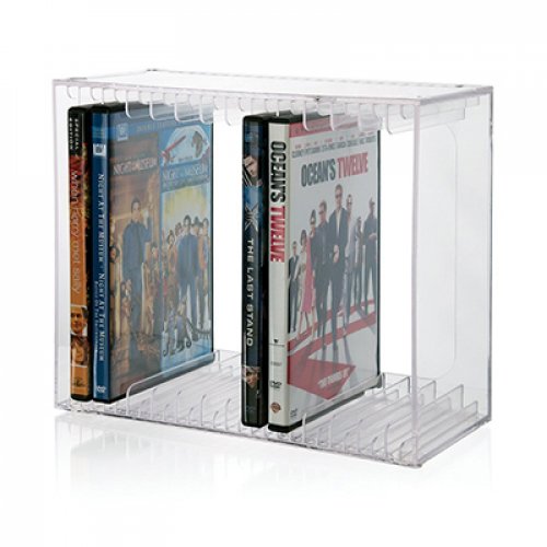 Stori Stackable Plastic DVD Rack