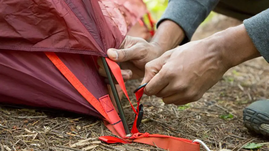 common mistakes when setting up tent